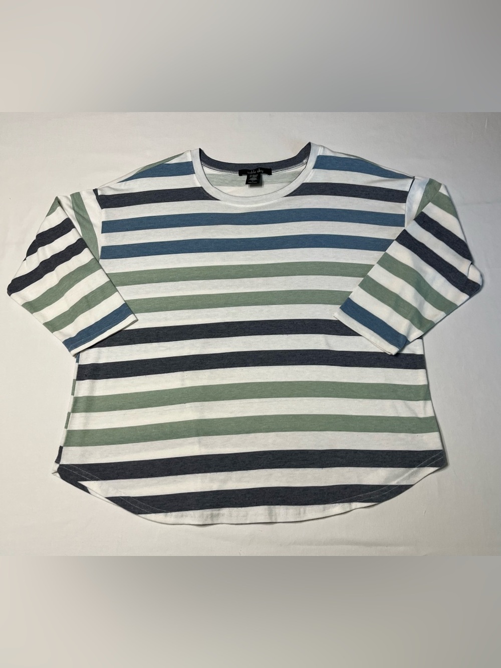 Women’s Striped Crewneck Top Size XL